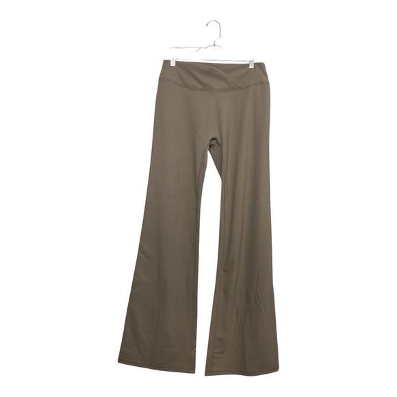 Women's NWT Oner Active Unified Wrap Flared bottoms in moss brown, size XXL - Picture 1 of 4